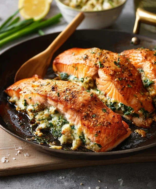 Stuffed Salmon