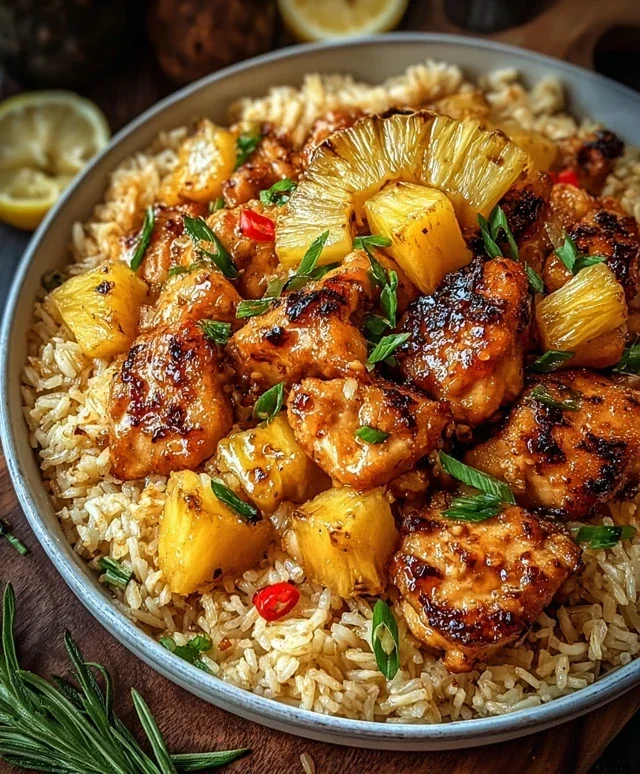Pineapple Chicken and Rice
