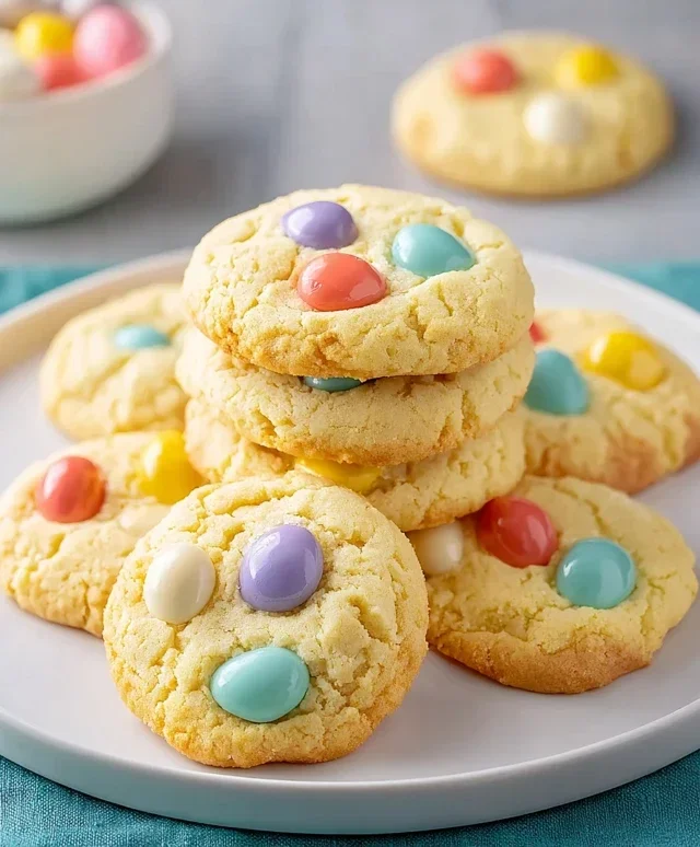Easter Cake Mix Cookies