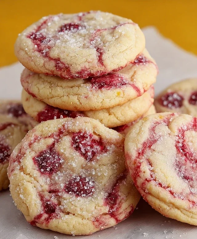 Lemon Raspberry Cookies