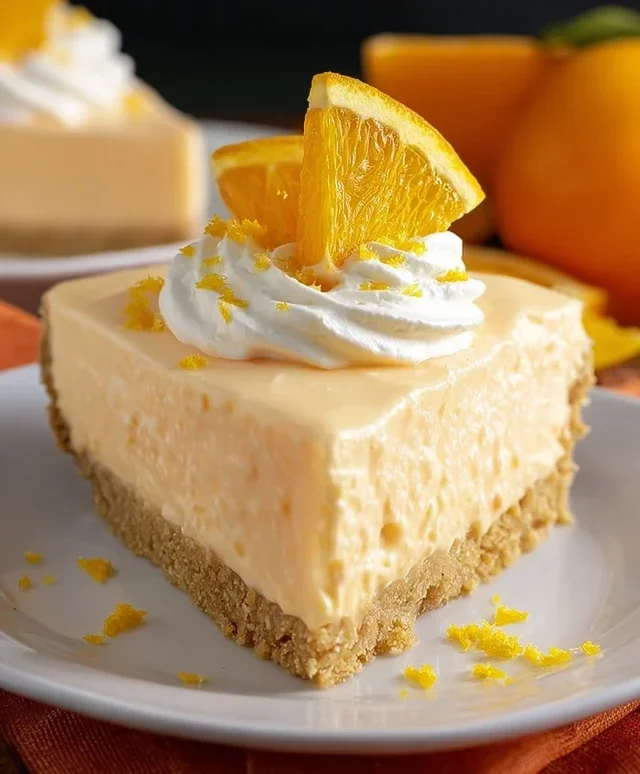 Orange Creamsicle Pie
