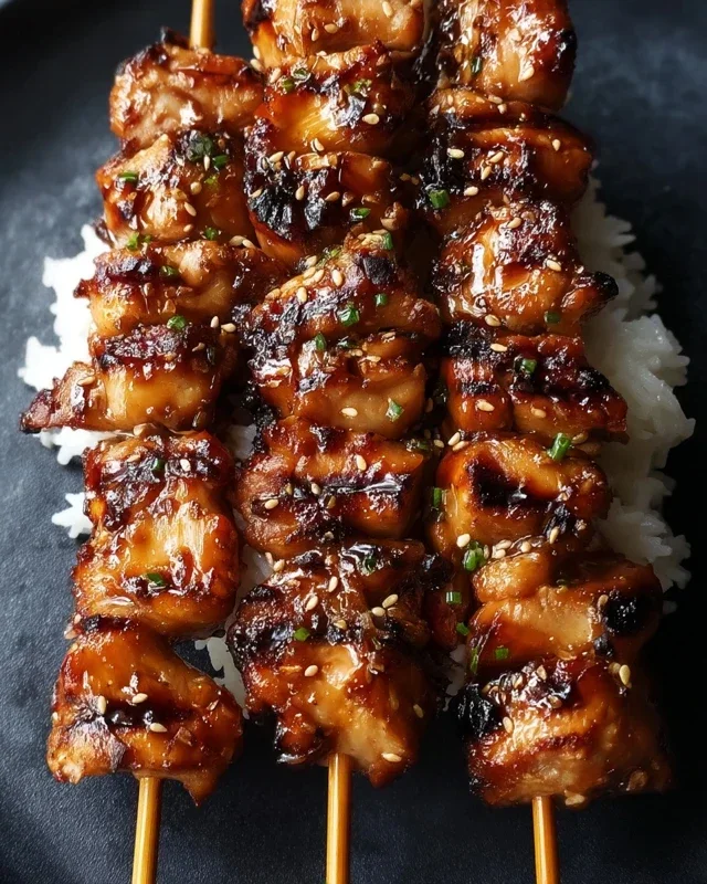 Teriyaki Chicken Skewers