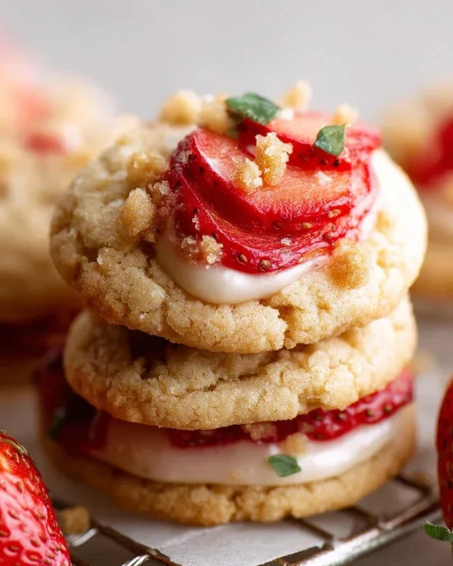 Strawberry Shortcake Cookies