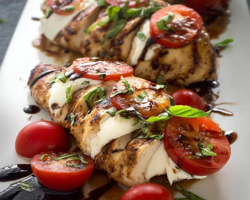 Grilled Chicken Caprese