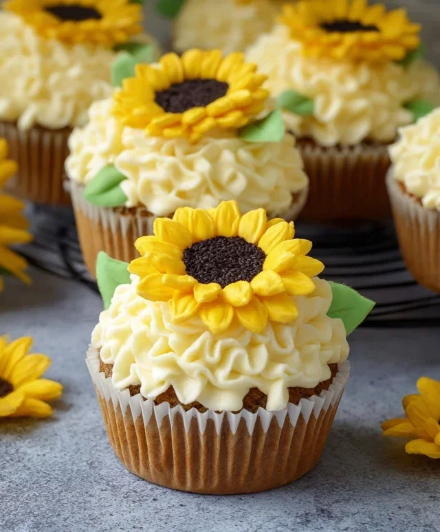 Sunflower Cupcakes.Html