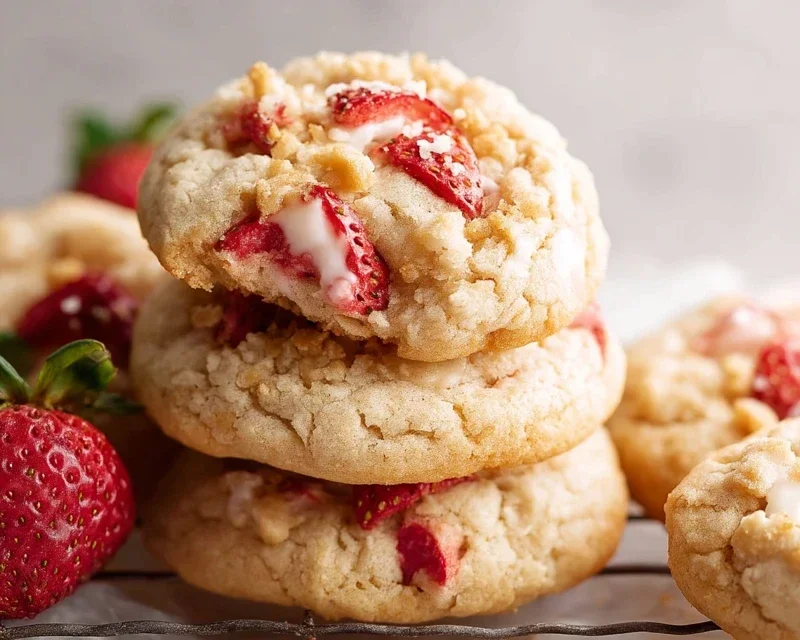 Strawberry Shortcake Cookies