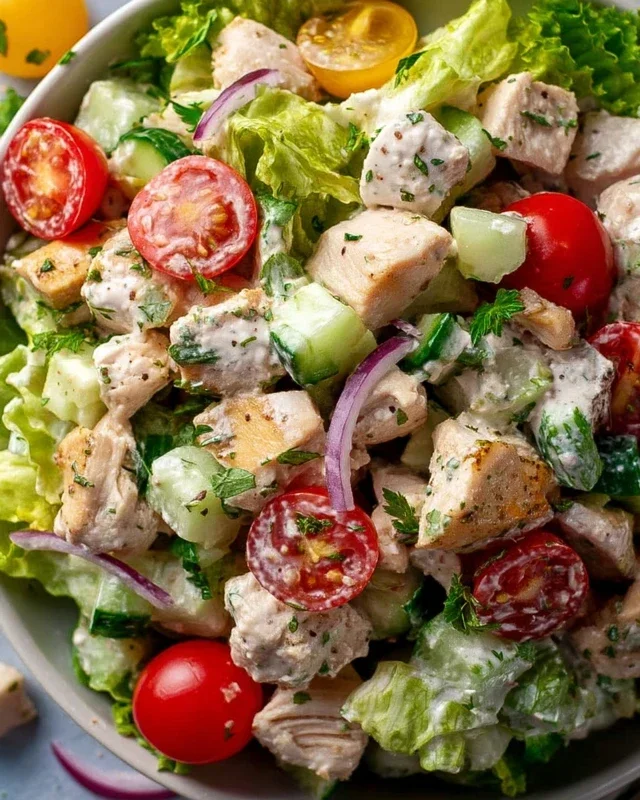 Healthy Ranch Chicken Salad