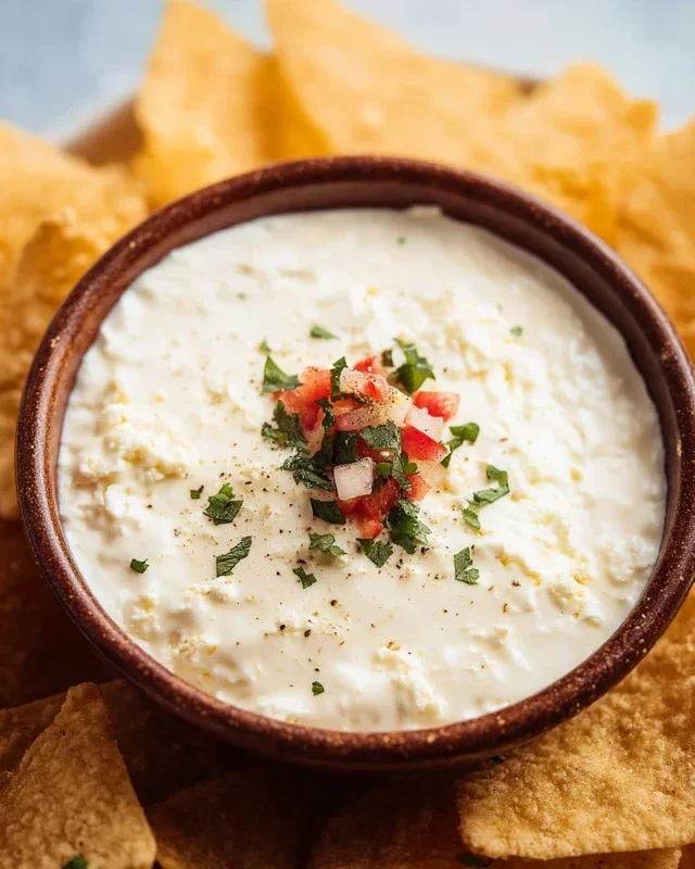 Best Mexican White Cheese Dip