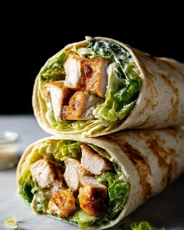 Chicken Caesar Wraps