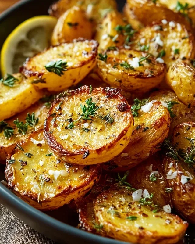 Authentic Greek Potatoes: Crispy Lemon Perfection!