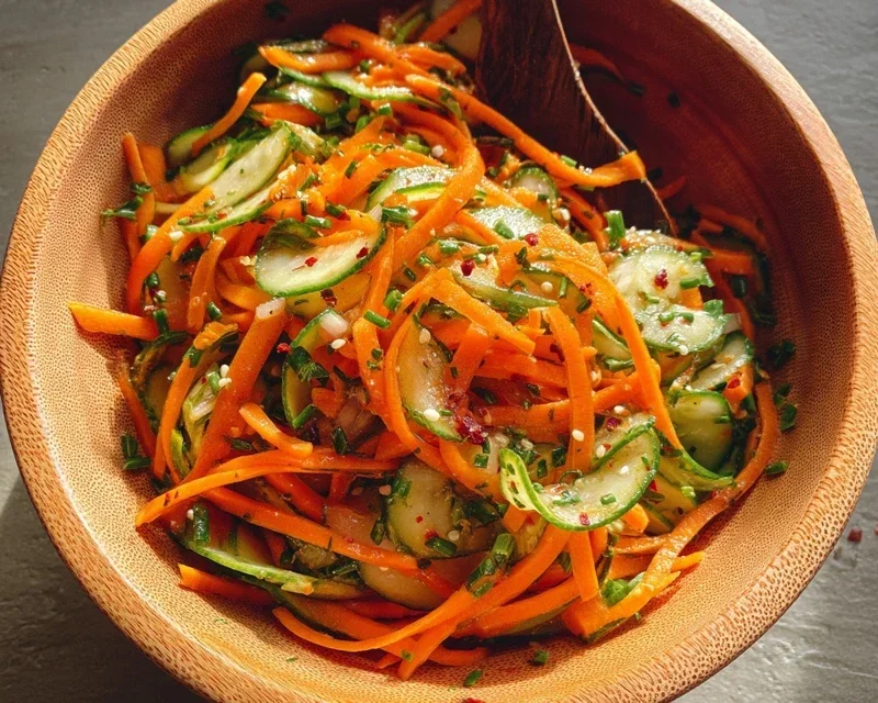 Cucumber Carrot Salad