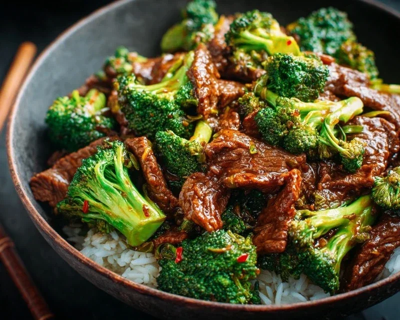Chinese Beef and Broccoli (牛肉炒西兰花)