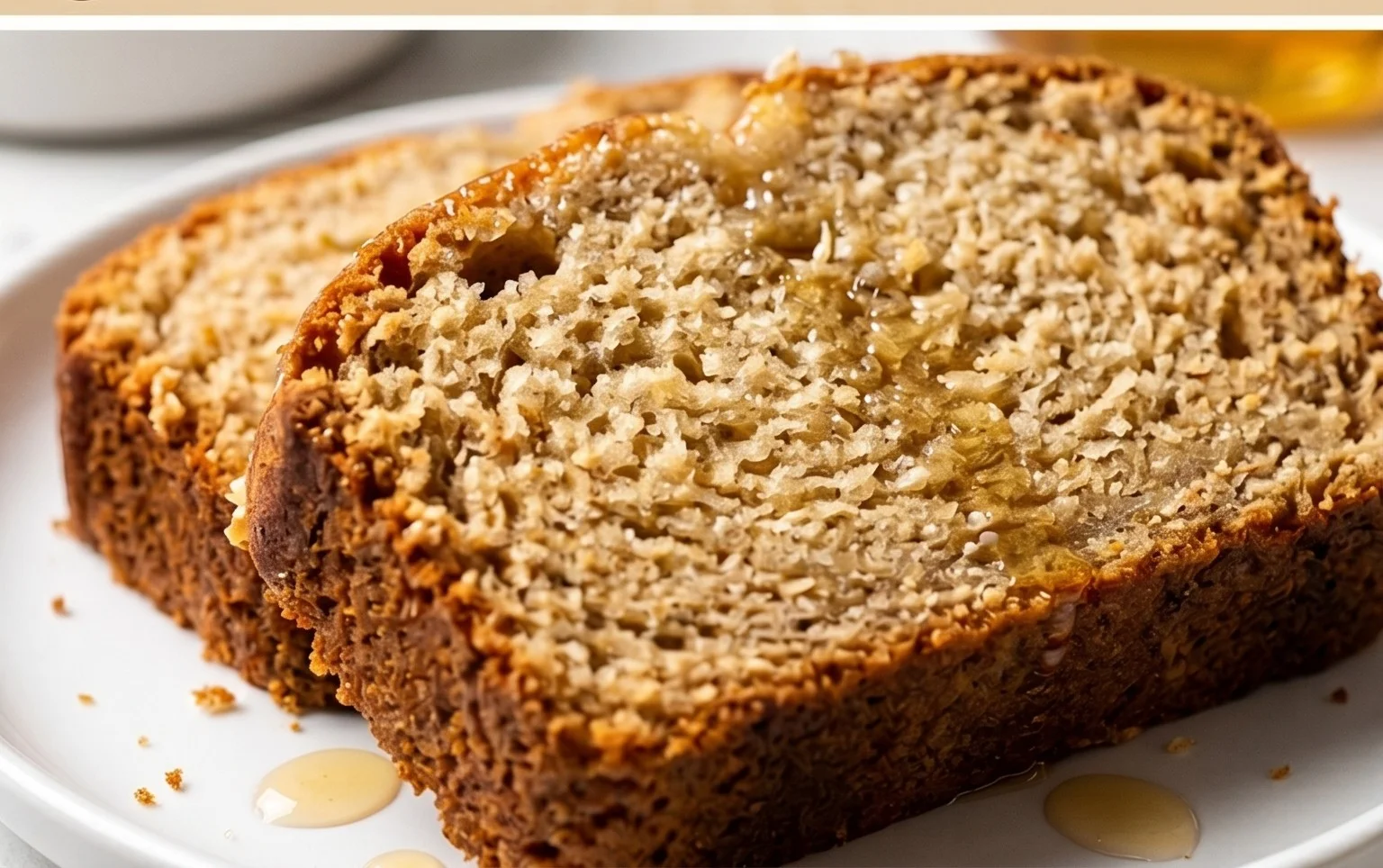 The BEST Honey Vanilla Banana Bread ~ Soft & Fluffy, Easy Recipe