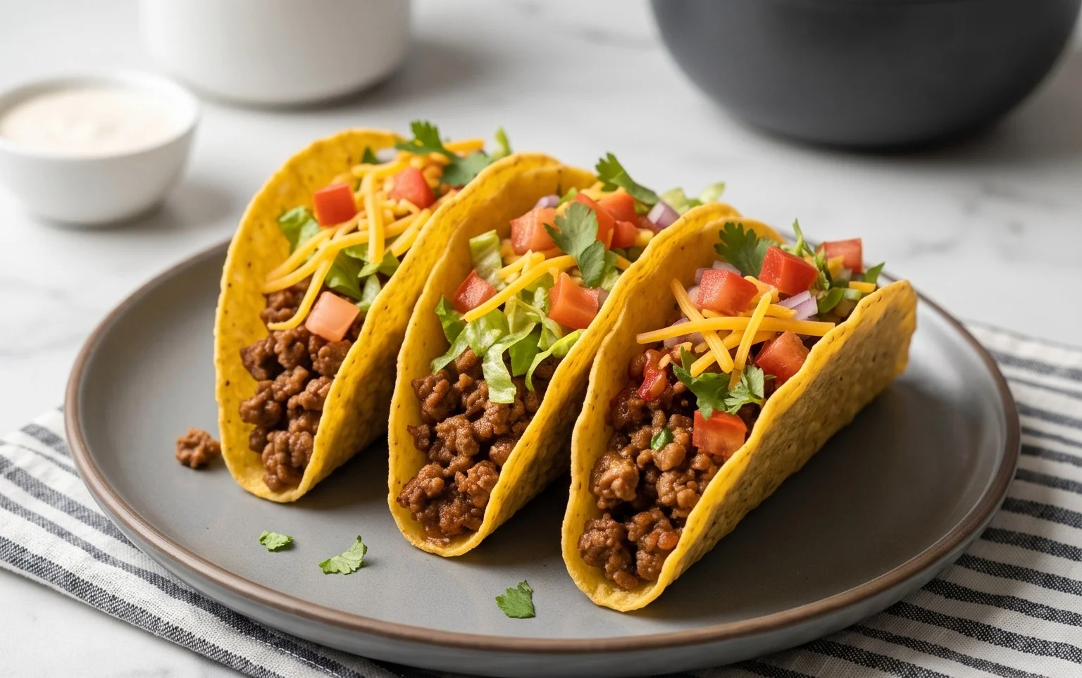 Crispy Ground Beef Tacos