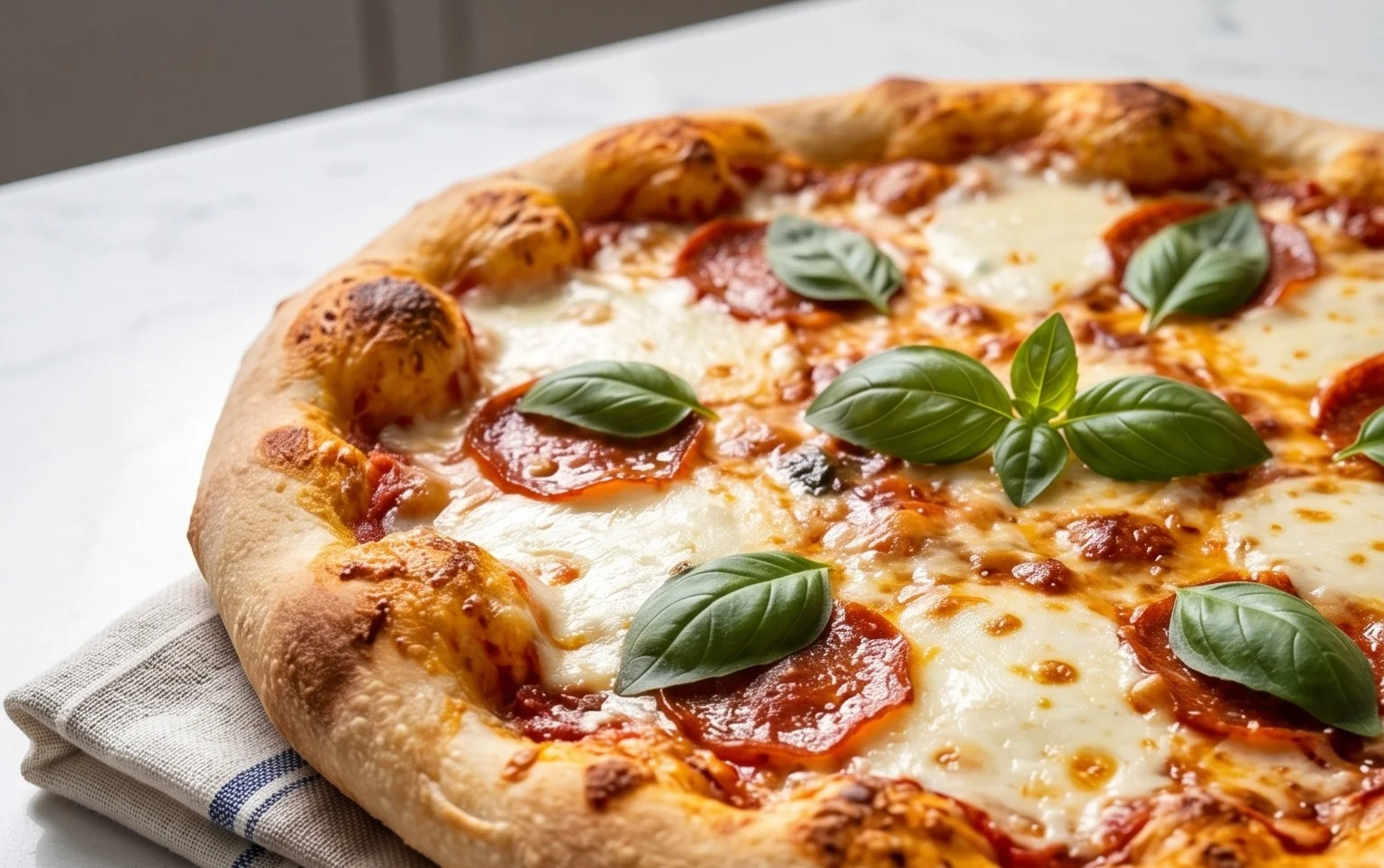 An excellent No Yeast Pizza Dough - quick easy homemade pizza!