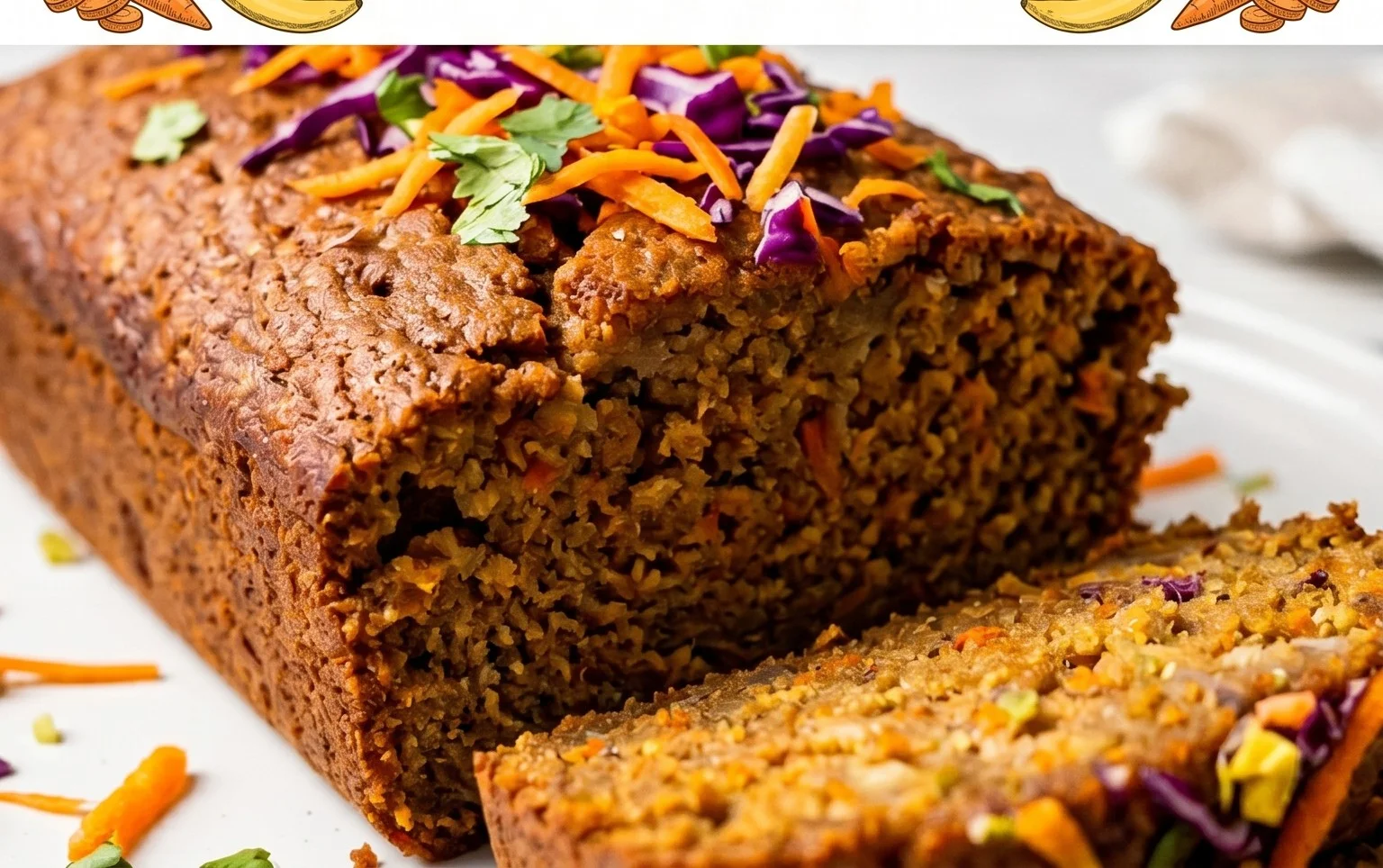 Dairy Free Carrot Cake Banana Bread