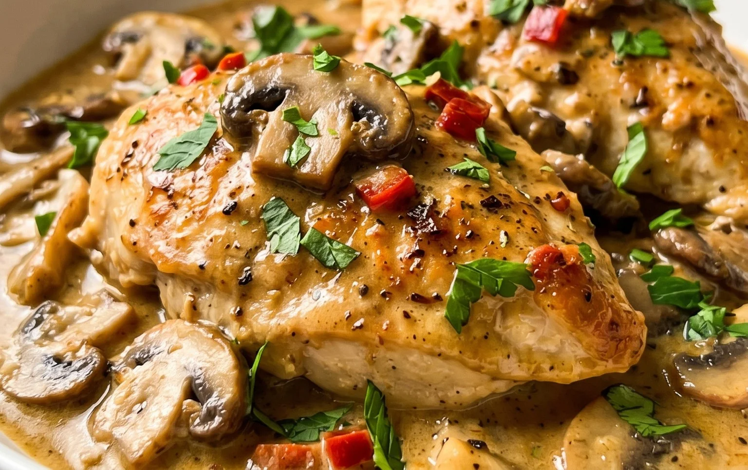 Creamy Mushroom Chicken Recipe