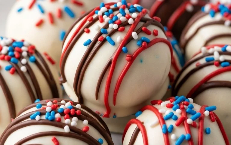 Patriotic Oreo Balls