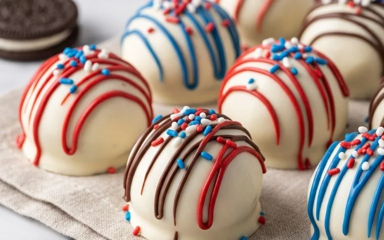 Patriotic Oreo Balls