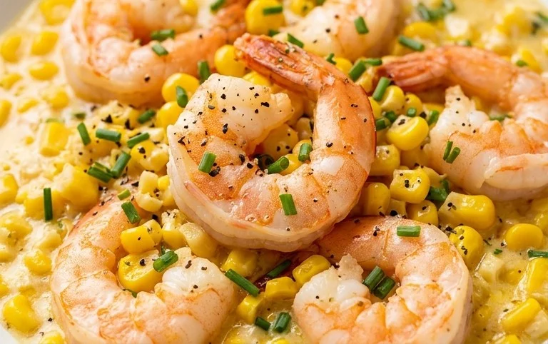 Shrimp and Creamed Corn (30 Minutes, One-Pan)
