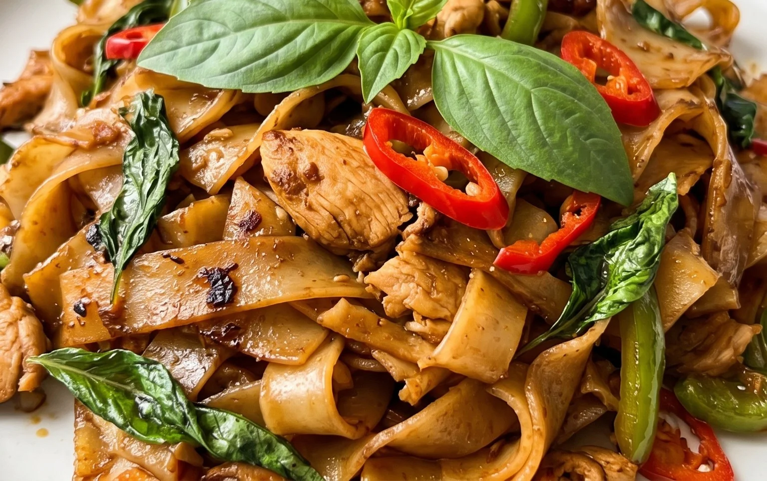 Drunken noodles