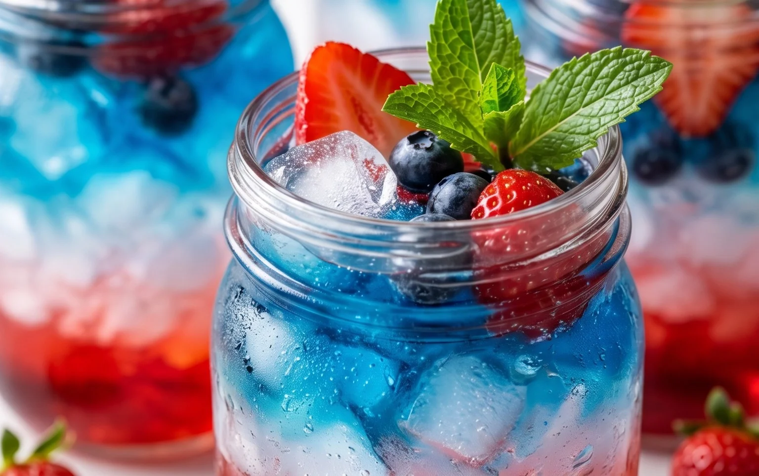 July 4th Layered Drinks Recipe