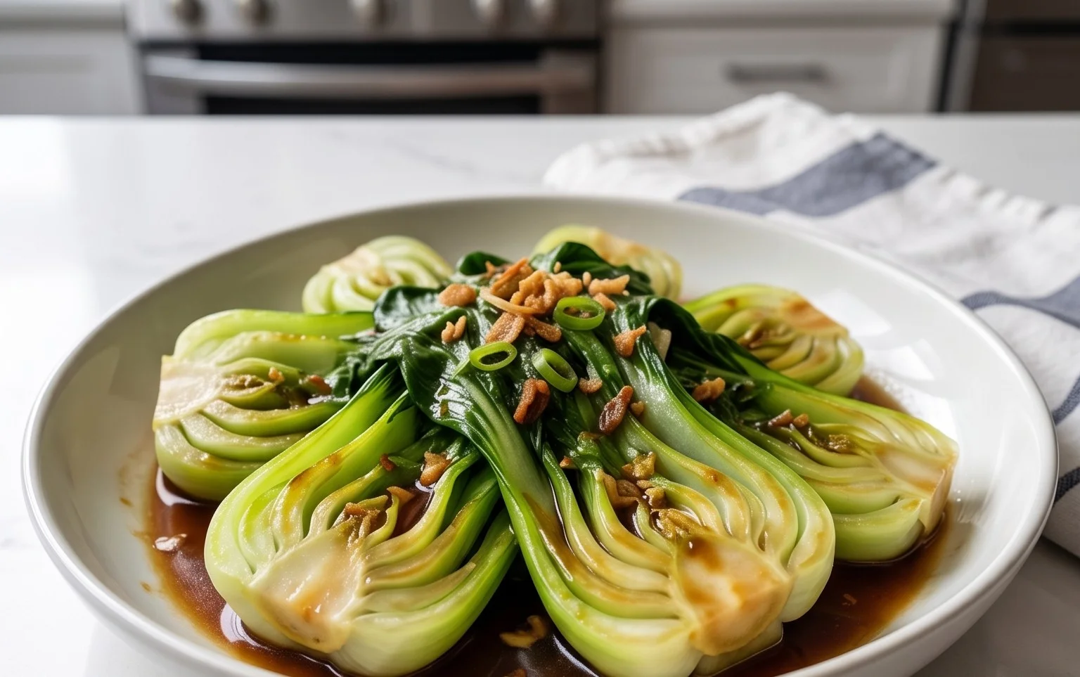 Bok Choy with Oyster Sauce