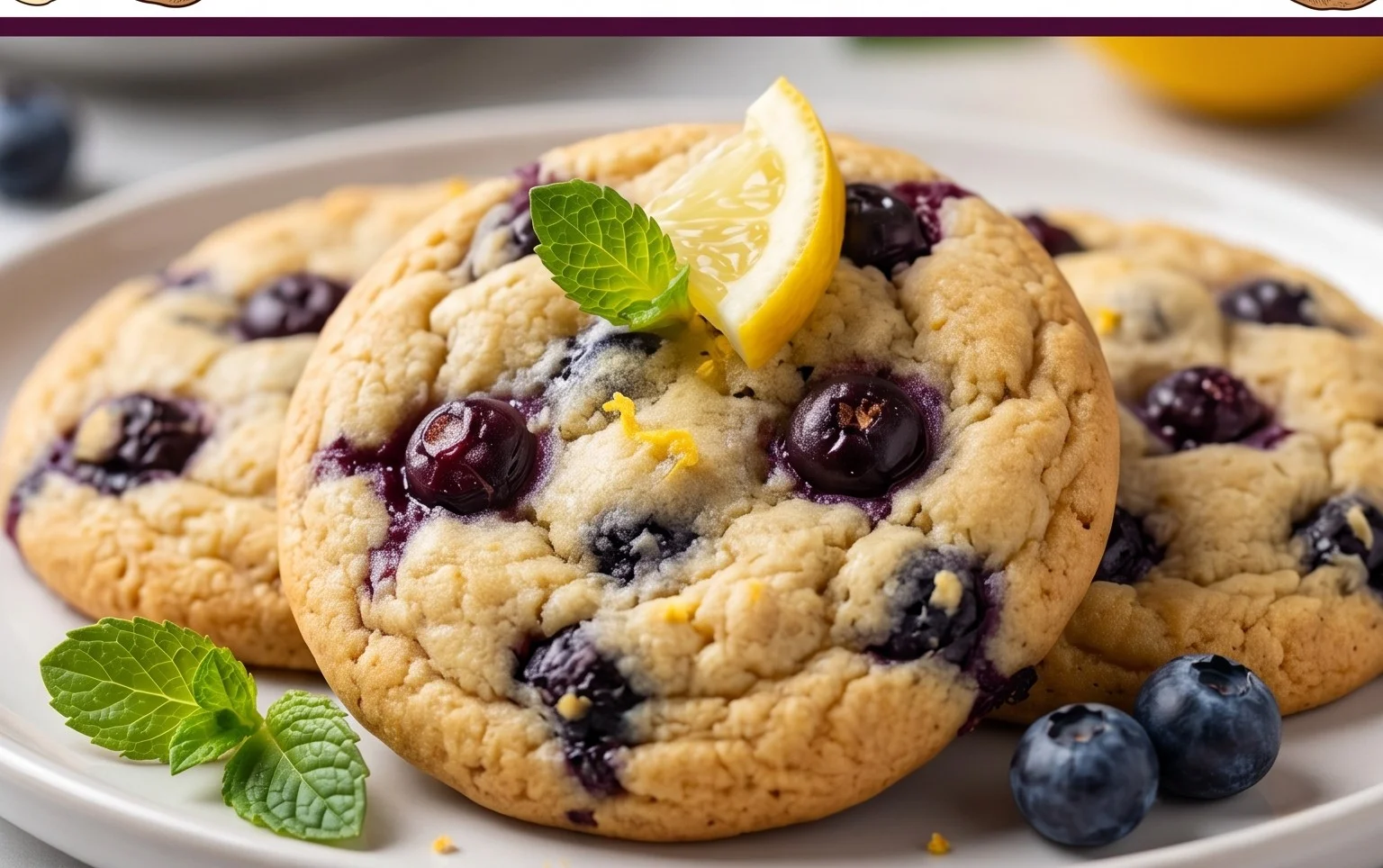 Lemon Blueberry Cookies Recipe