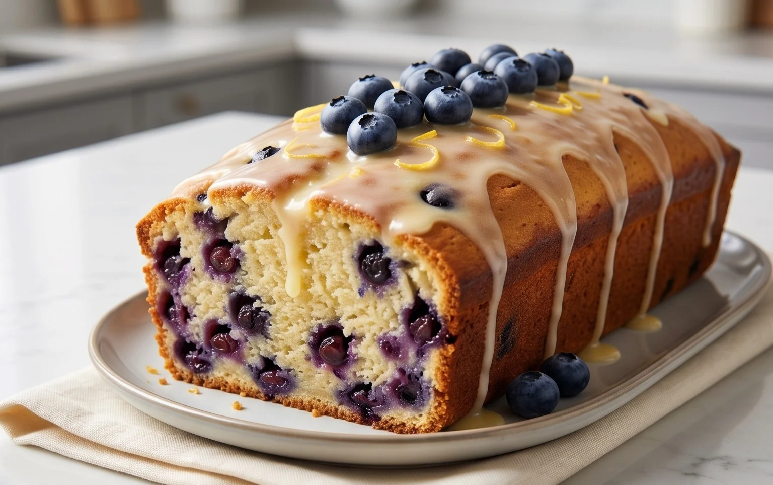 Blueberry and Lemon Loaf