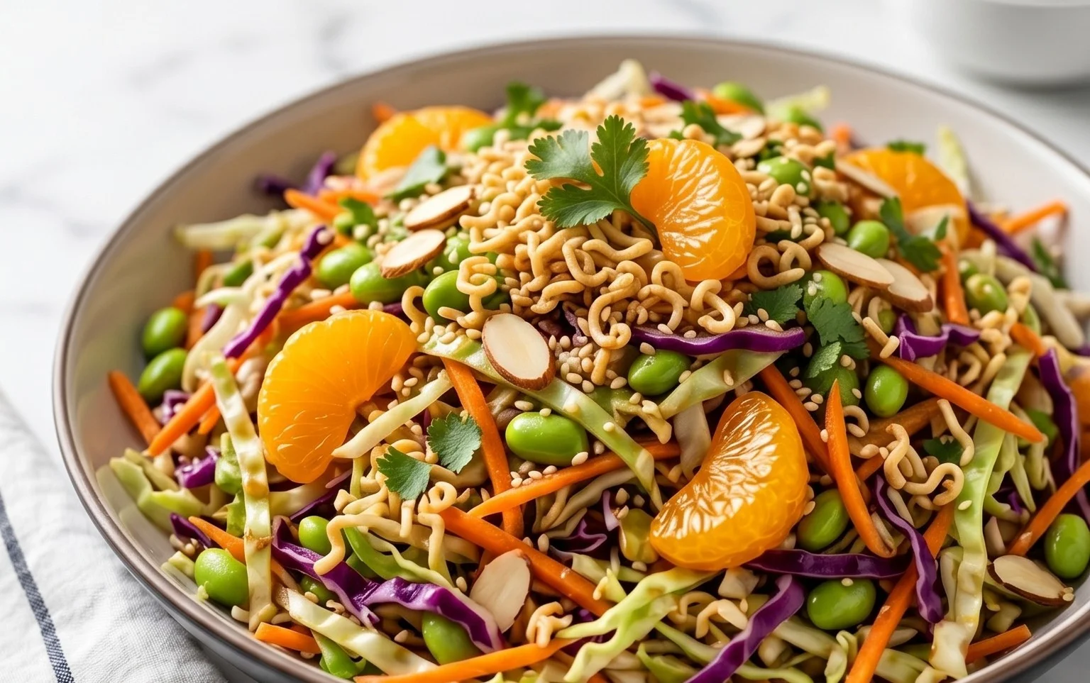 Crunchy Asian Ramen Noodle Salad Recipe