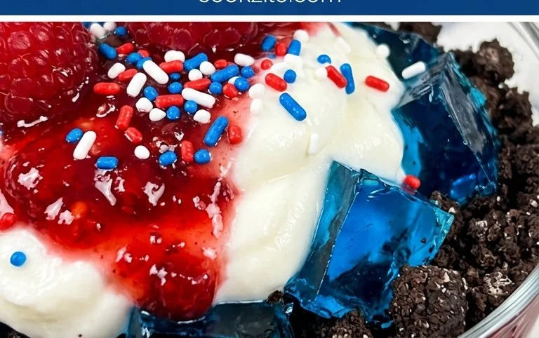Red, White and Blue Dirt Cups