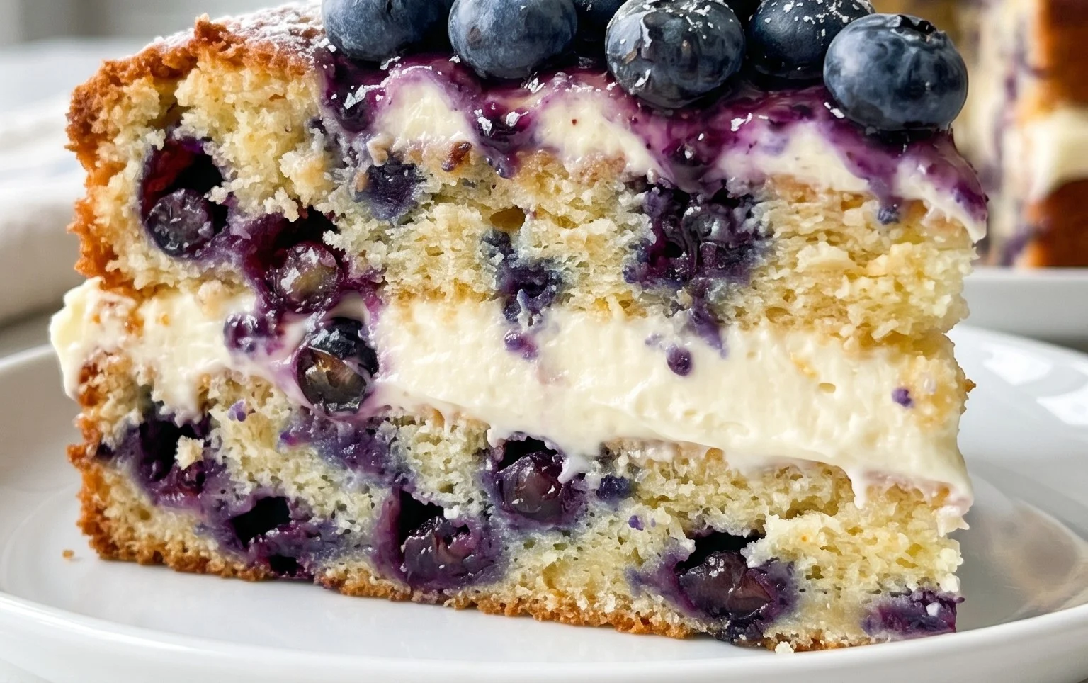 Nova Scotia Blueberry Cream Cake