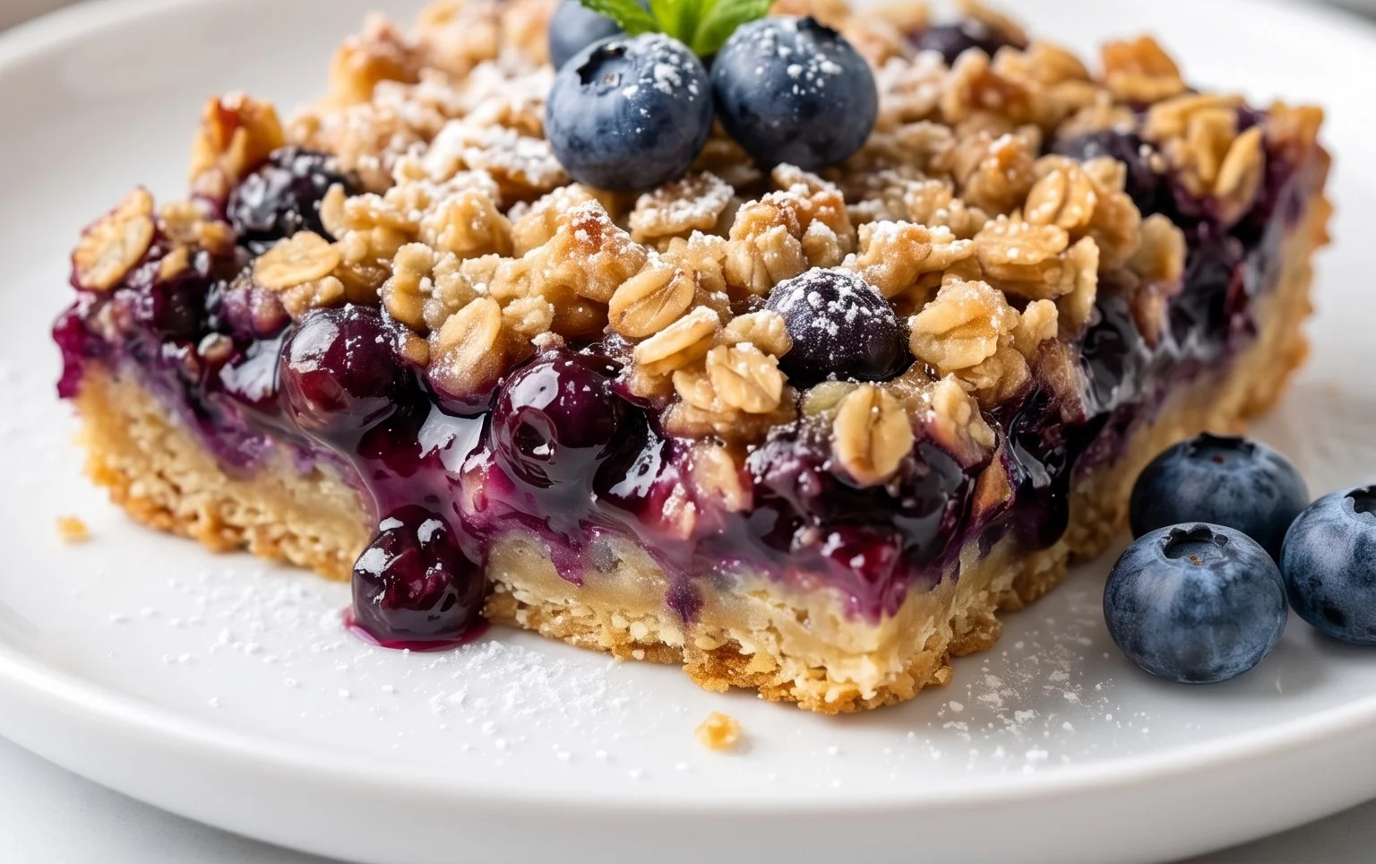 Blueberry Oatmeal Bars