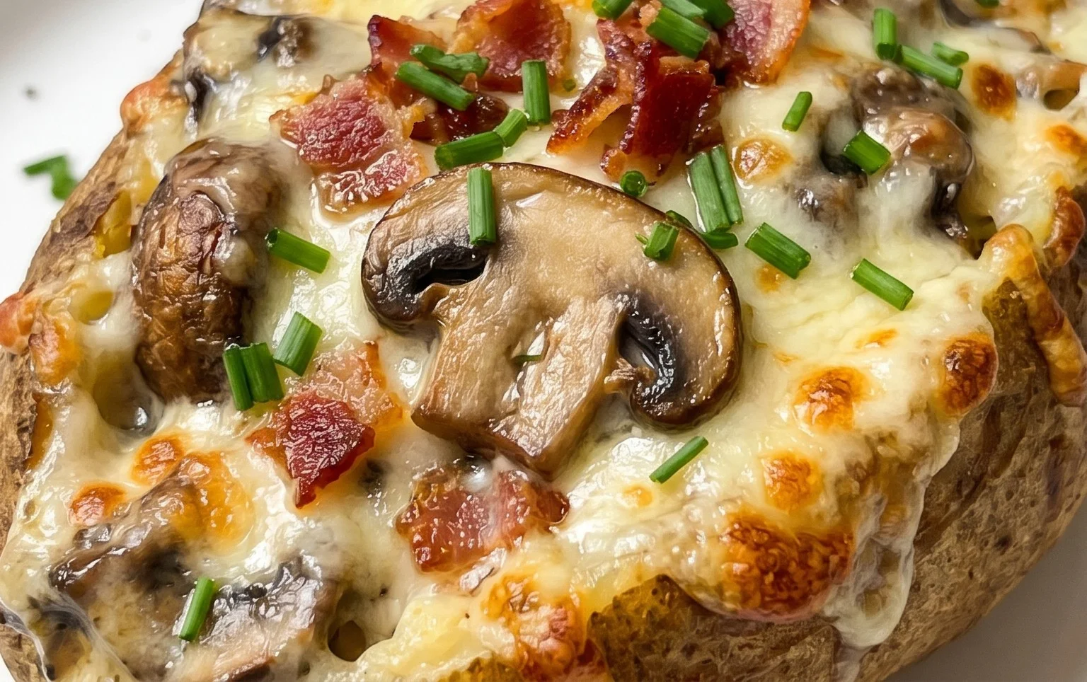 The Ultimate Stuffed Baked Potatoes with Mushrooms