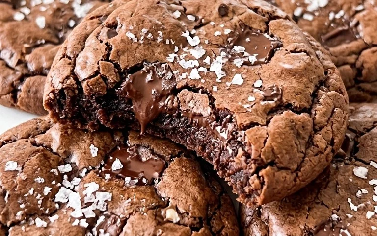 Salted Brownie Cookies