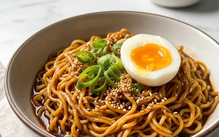 Easy Saucy Ramen Noodles