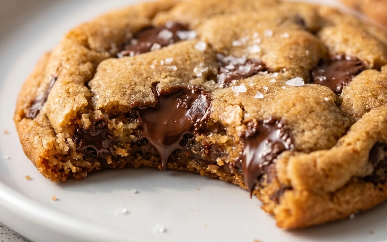 Crispy and Chewy Chocolate Chip Cookies