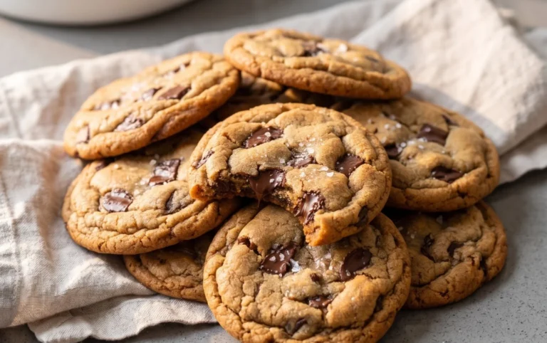 Crispy and Chewy Chocolate Chip Cookies
