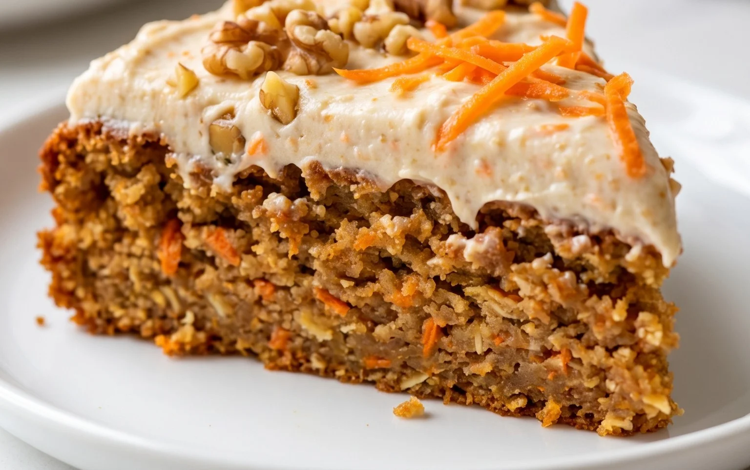 Easy Flourless Oatmeal Carrot Cake Recipe