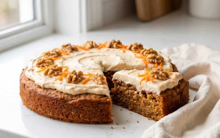 Easy Flourless Oatmeal Carrot Cake Recipe