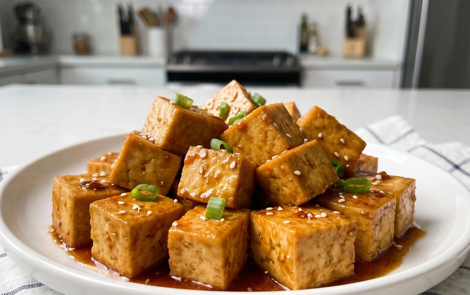 Honey Garlic Tofu