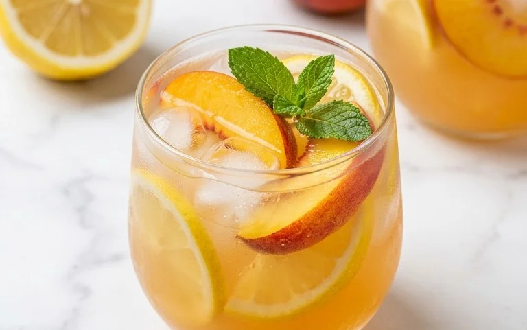 Refreshing Peach Lemonade