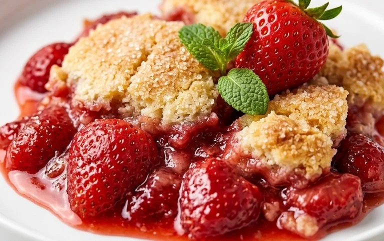Strawberry Cobbler