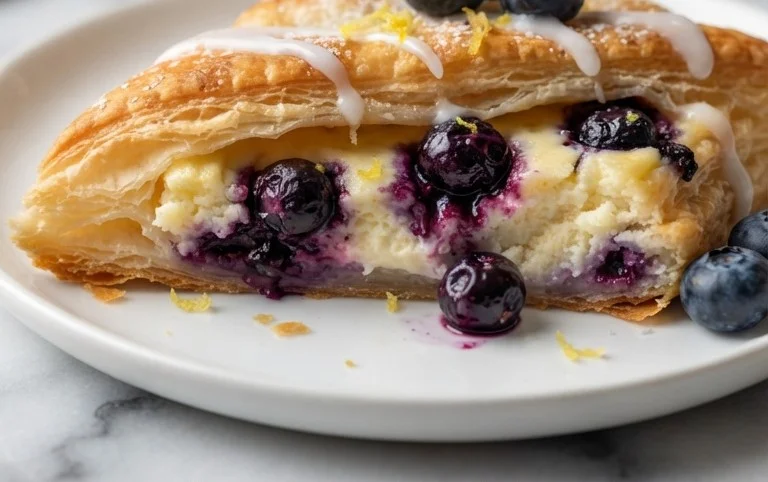 Blueberry Cream Cheese Puff Pastry