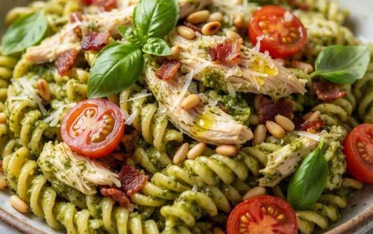 Creamy Chicken Pesto Pasta