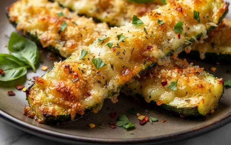 Baked Parmesan Zucchini
