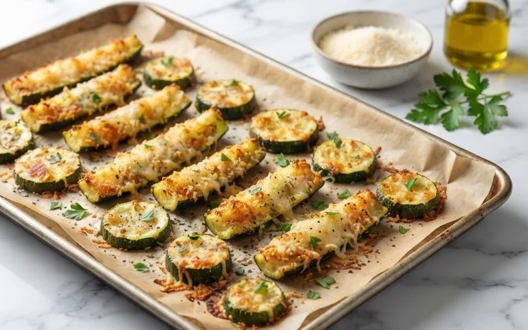 Baked Parmesan Zucchini