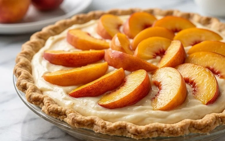 Peaches and Cream Pie
