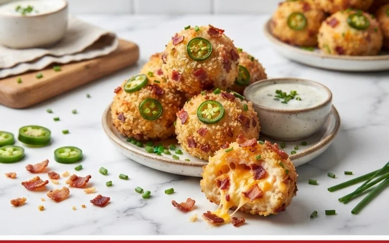 Beef Bacon Jalapeño Popper Cheese Balls
