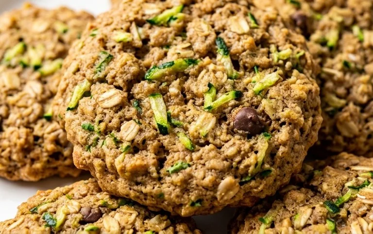 Healthy Zucchini Oatmeal Cookies